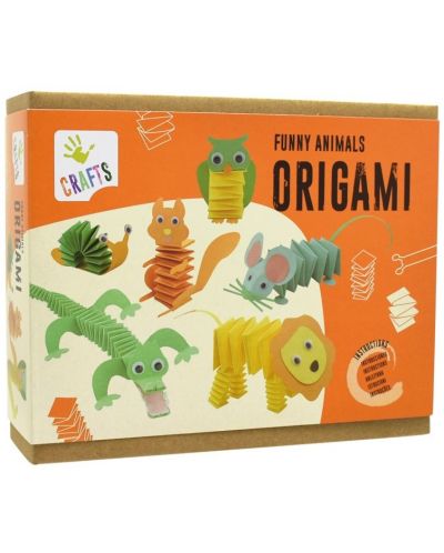 Творчески комплект Andreu toys - Оригами, смешни животни - 1