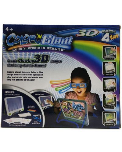 Творчески комплект Chippo Toys - Color and Glow, 3D дизайн студио - 4