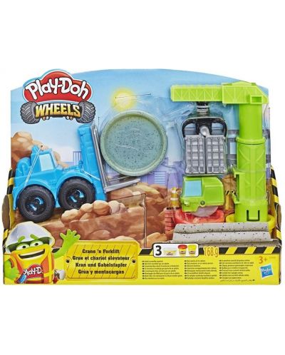 Творчески комплект Hasbro Play-Doh - Кран и мотокар - 1