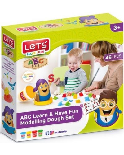 Творчески комплект с пластилин Let's - ABC Learn & Have Fun - 1