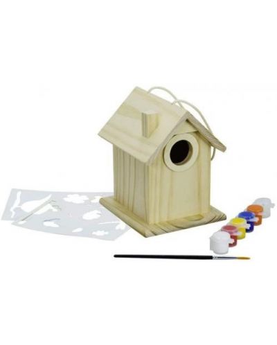 Творчески комплект D'Arpeje - Дървена къщичка за птички - 2