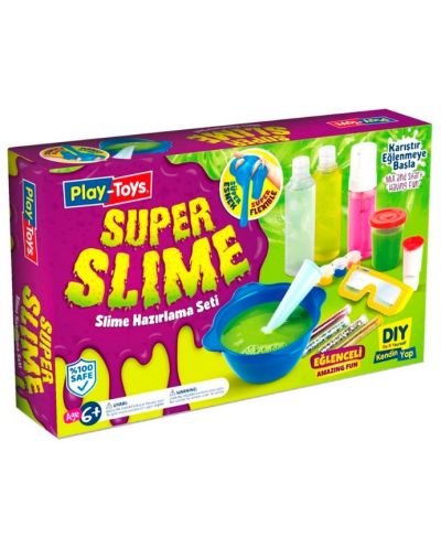Творчески комплект Play-Toys - Направи си слайм, Super Slime - 1