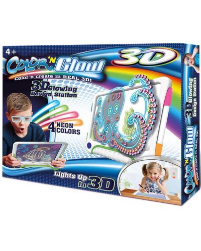 Творчески комплект Chippo Toys - Color and Glow, 3D дизайн студио - 1