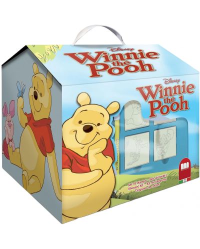 Творчески комплект в къщичка Multiprint - Winnie the Pooh - 1