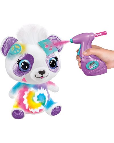 Творчески комплект Canal Toys - Плюшена играчка за оцветяване, Сладка панда - 4