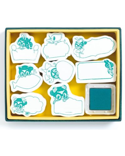 Творчески комплект Djeco - Кутия с 8 печата Lam Pei - 2