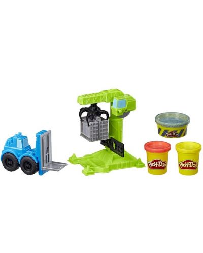 Творчески комплект Hasbro Play-Doh - Кран и мотокар - 2