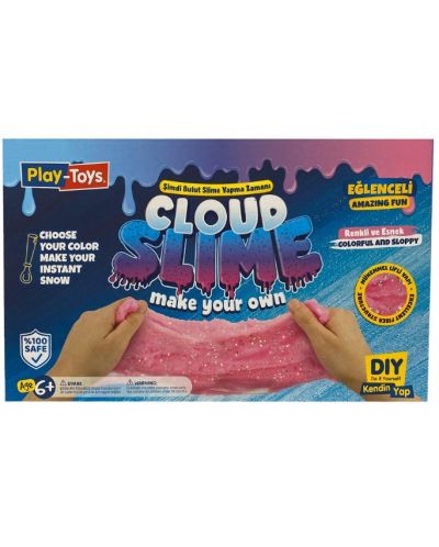 Творчески комплект Play-Toys - Направи си слайм, Cloud Slime - 1