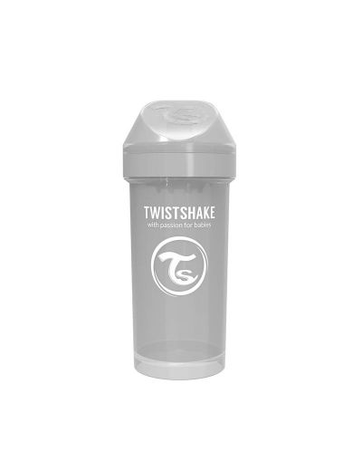 Бебешка чаша с накрайник Twistshake Kid Cup  - Сива, 360 ml - 4