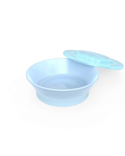 Купичка за хранене Twistshake Plates Pastel - Синя, над 6 месеца - 2