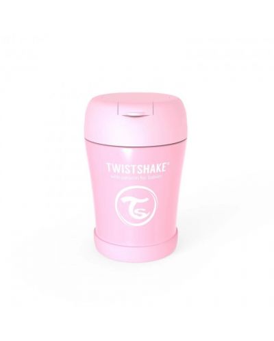 Контейнер за храна Twistshake Insulated Pastel - Розов, 350 ml - 2