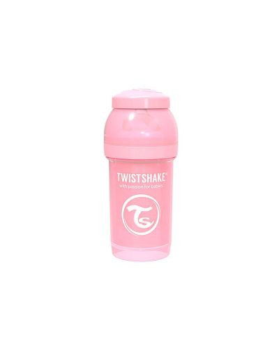 Бебешко шише против колики Twistshake Anti-Colic Pastel - Розово, 260 ml - 3