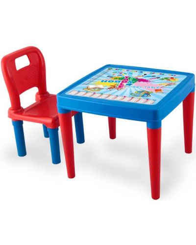 Детска маса със стол Pilsan – Синя - 1