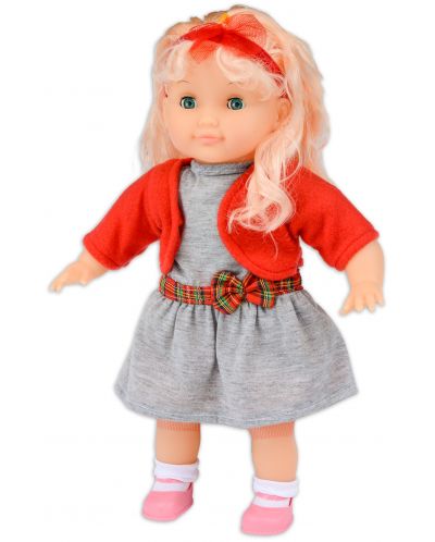 Кукла Happy Toys - Със сива рокля