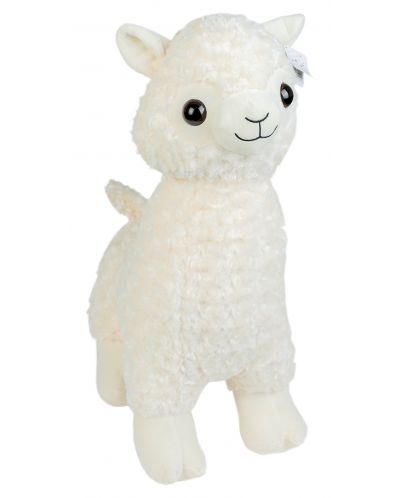 Плюшена играчка Morgenroth Plusch - Бяла алпака, 67 cm - 1