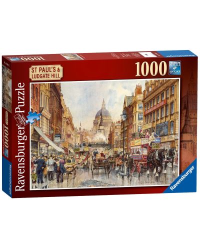 Пъзел Ravensburger от 1000 части - St. Paul’s &amp; Ludgate Hill
