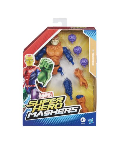 Hasbro Marvel Super Hero Mashers: Фигура с отделящи се части и оръжие - Hobgoblin - 2