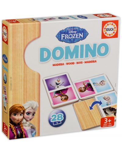 Детска игра Educa - Домино, Замръзналото кралство - 1