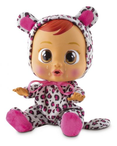 Детска играчка IMC Toys Crybabies – Плачещо със сълзи бебе, Леа - 1