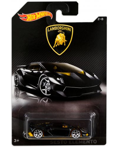 Метална количка Mattel Hot Wheels - Lamborghini Sesto Elemento, мащаб 1:64 - 2