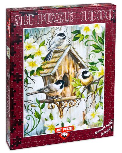 Пъзел Art Puzzle от 1000 части - Гнездото, Дона Гелсингър - 1