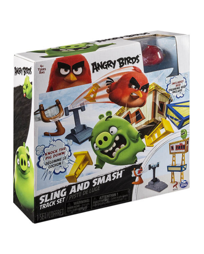 Комплект платформа с изстрелване Spin master Angry Birds - Sling and Smash - 3