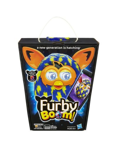 HASBRO FURBY BOOM SUNNY – Интерактивна играчка в синьо и жълто - 4