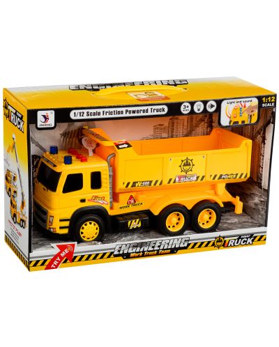 Детска играчка Jinheng Engineering Work Truck Team - Камионче, със звуци и светлини - 1