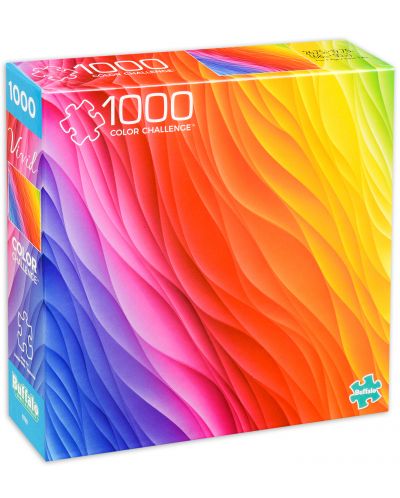Пъзел Buffalo от 1000 части - Предизвикателство с ярки цветове - 1