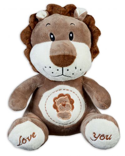 Плюшена играчка Happy Toys - Лъвче Love You, 27 cm