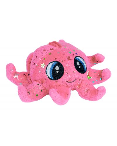 Плюшена играчка Morgenroth Plusch - Розов октопод, 28 cm - 1