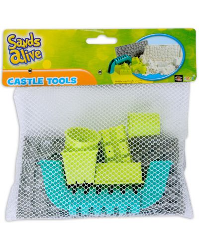 Комплект играчки за пясък Sands Alive - Формички за замък - 2