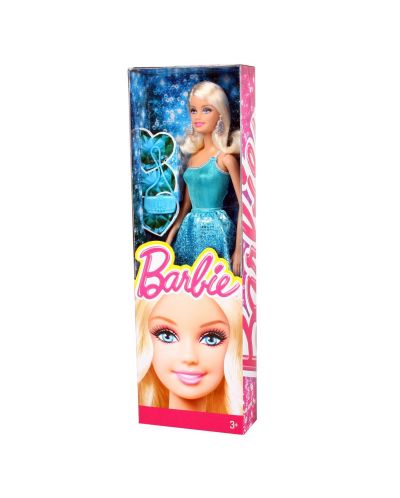 Кукла Mattel - Барби със синя рокля - 2