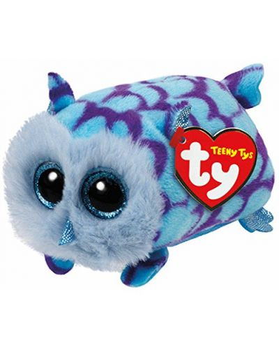Плюшена играчка TY Teeny Tys - Бухал Mimi, 10 cm