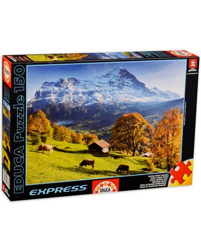 Пъзел Educa от 150 части - Бернските Алпи, Швейцария - 1