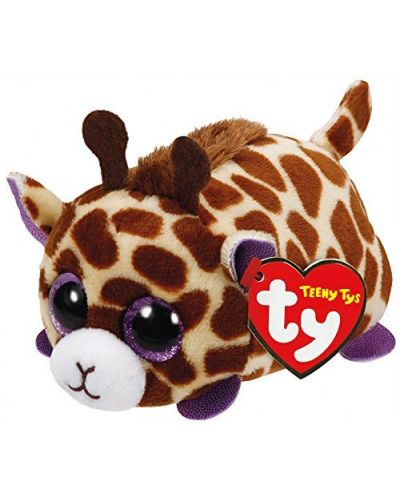 Плюшена играчка TY Teeny Tys - Жираф Mabs, 10 cm - 1