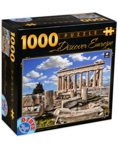 Пъзел D-Toys от 1000 части - Акропол, Атина - 1