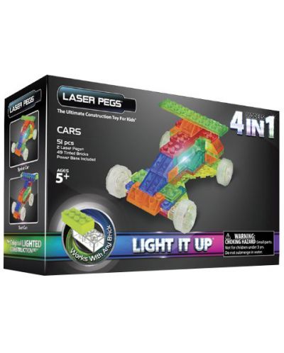 Светещ конструктор 4 в 1 LASER PEGS - Коли
