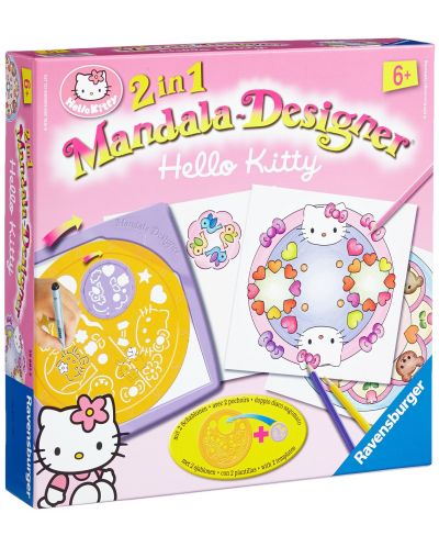 Творчески комплект Ravensburger – Мандала дизайнер 2 в 1 – Hello Kitty - 1