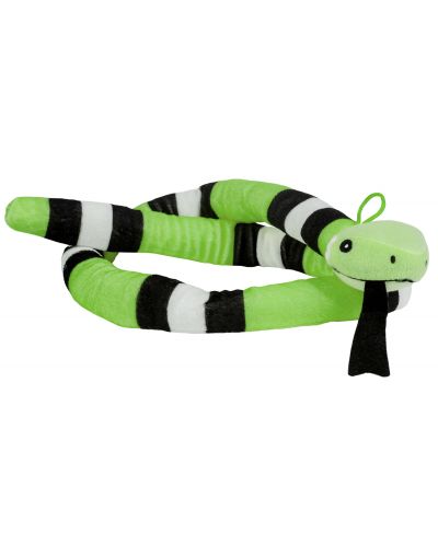Плюшена играчка Morgenroth Plusch - Зелена змия, 120 cm - 1