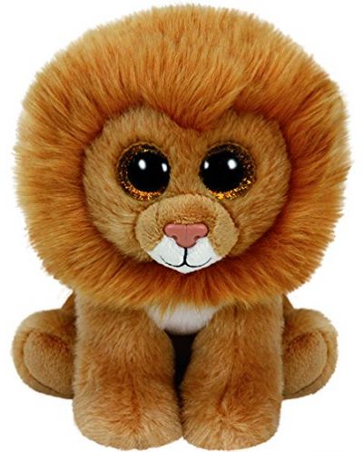 Плюшена играчка TY Beanie Babies - Лъвче Louie, 15 cm - 1