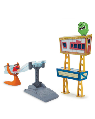 Комплект платформа с изстрелване Spin master Angry Birds - Sling and Smash - 1