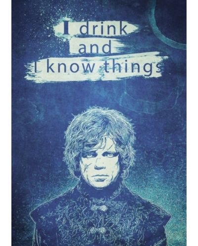 Метален постер Displate - Game of Thrones: Tyrion Lannister - 1