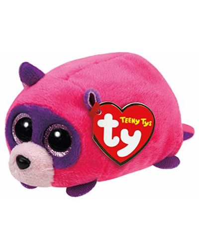 Плюшена играчка TY Teeny Tys - Енот Rugger, 10 cm - 1