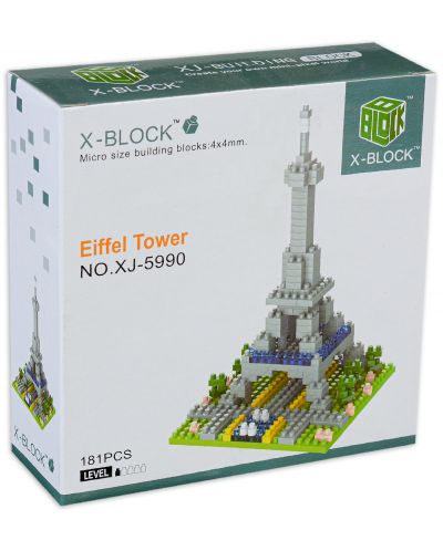 Конструктор X-Block - Айфеловата кула, 181 части