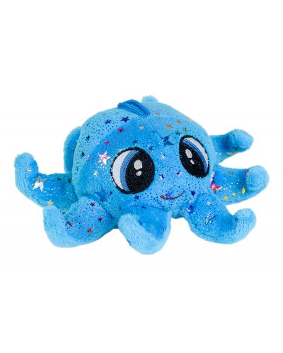 Плюшена играчка Morgenroth Plusch - Син октопод, 16 cm - 1