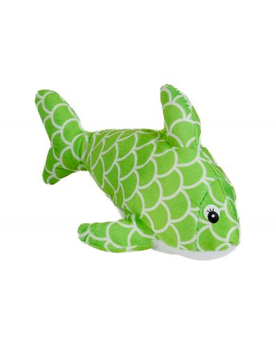 Плюшена играчка Morgenroth Plusch - Зелена рибка, 22 cm - 1