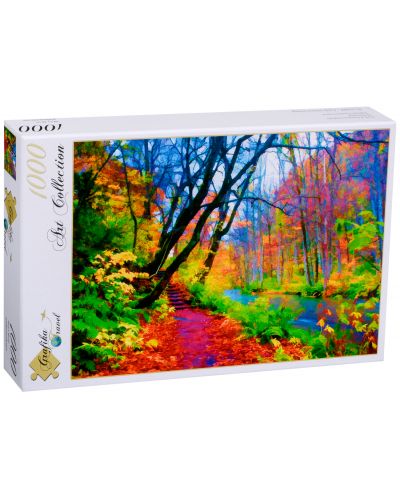 Пъзел Grafika от 1000 части - Есенна гора - 2