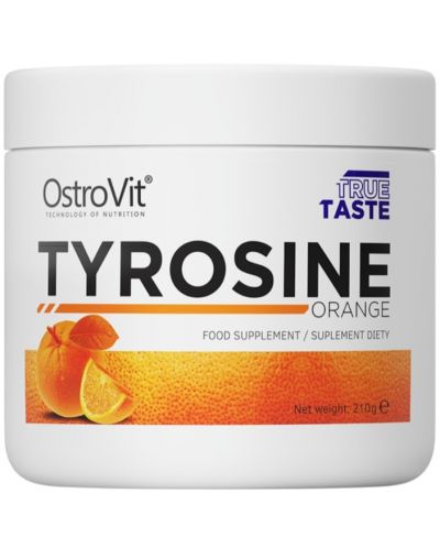 Tyrosine Powder, портокал, 210 g, OstroVit - 1