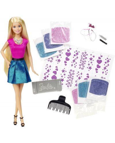 Barbie - Фризьорски салон с брокат - 1